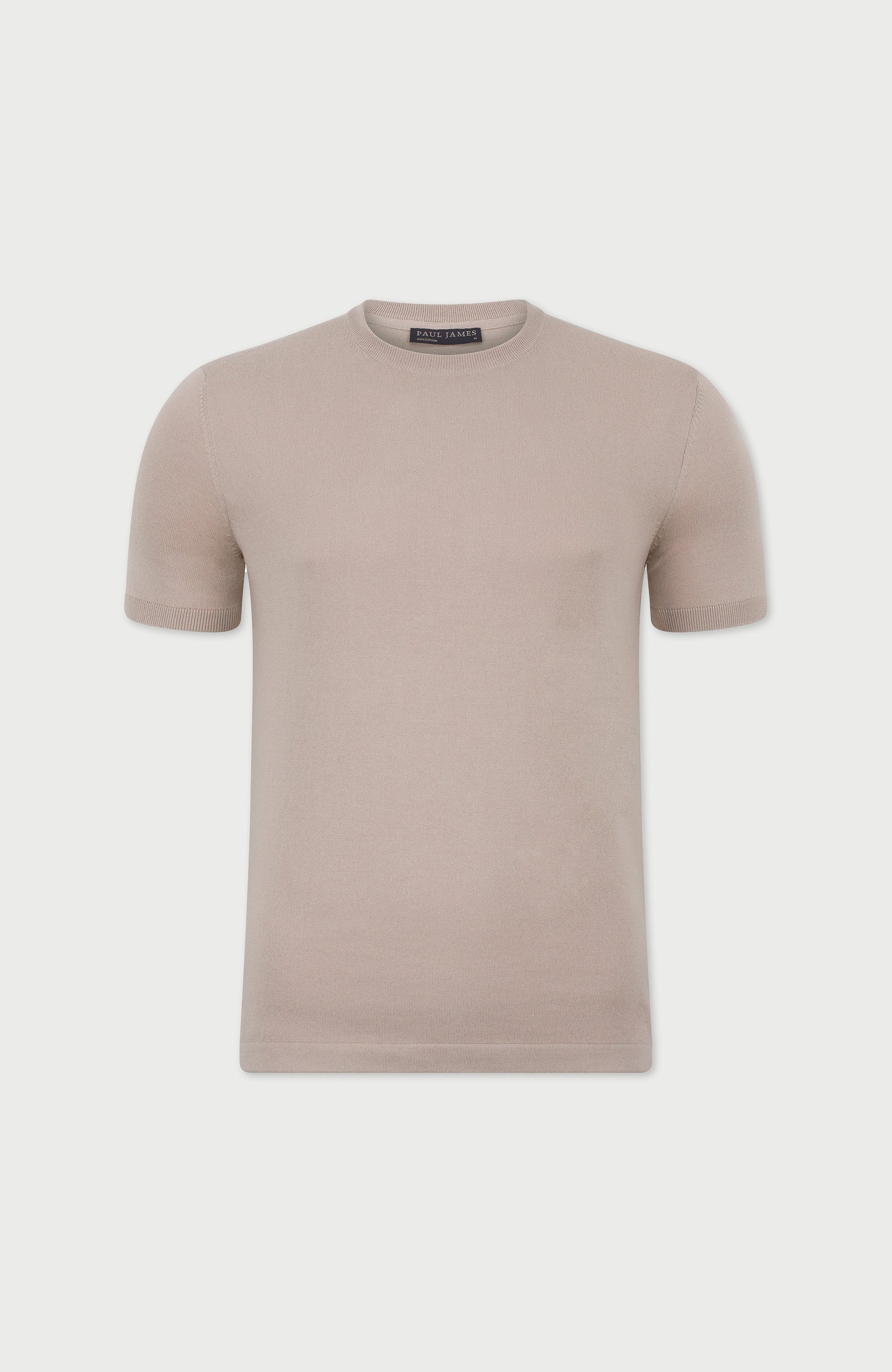 Mens Ultra Fine Cotton Knitted T-Shirt
