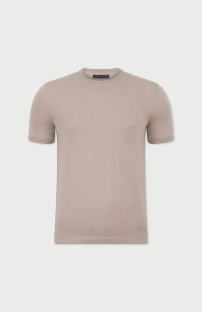 Mens Ultra Fine Cotton Knitted T-Shirt
