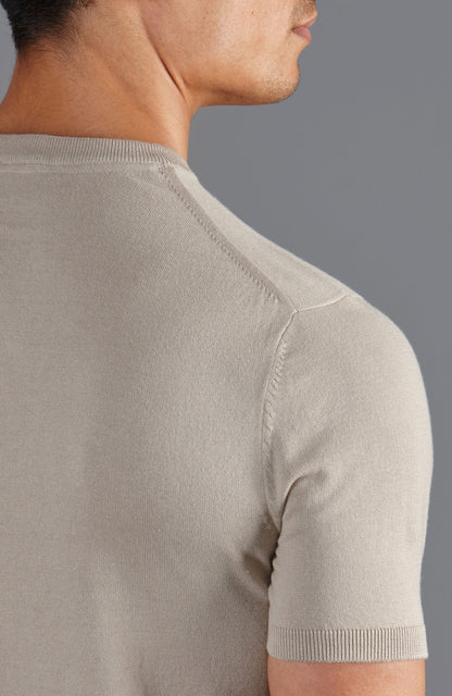 Mens Ultra Fine Cotton Knitted T-Shirt