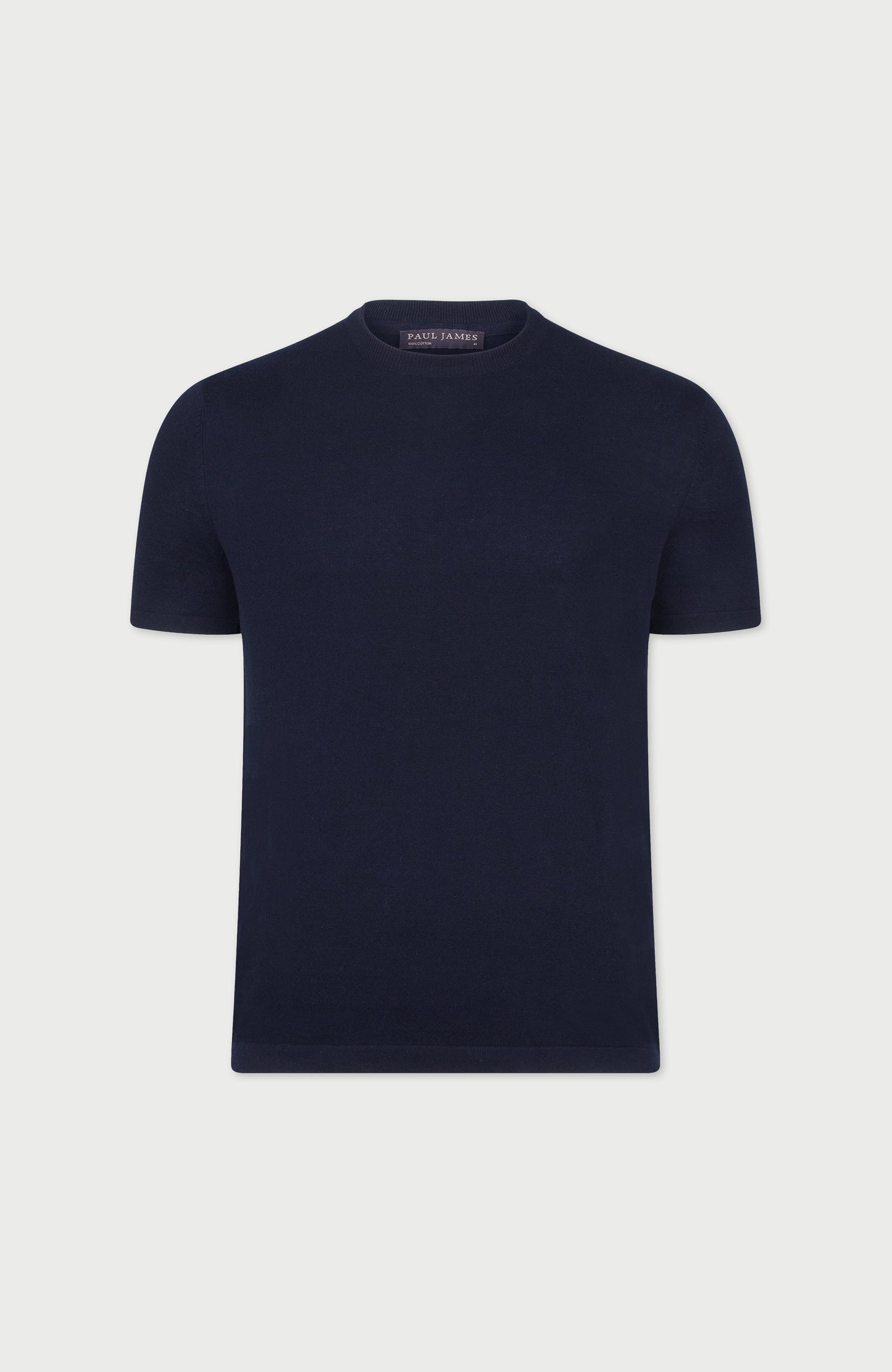 Mens Ultra Fine Cotton Knitted T-Shirt