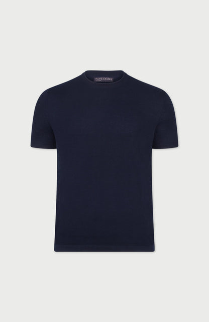 Mens Ultra Fine Cotton Knitted T-Shirt
