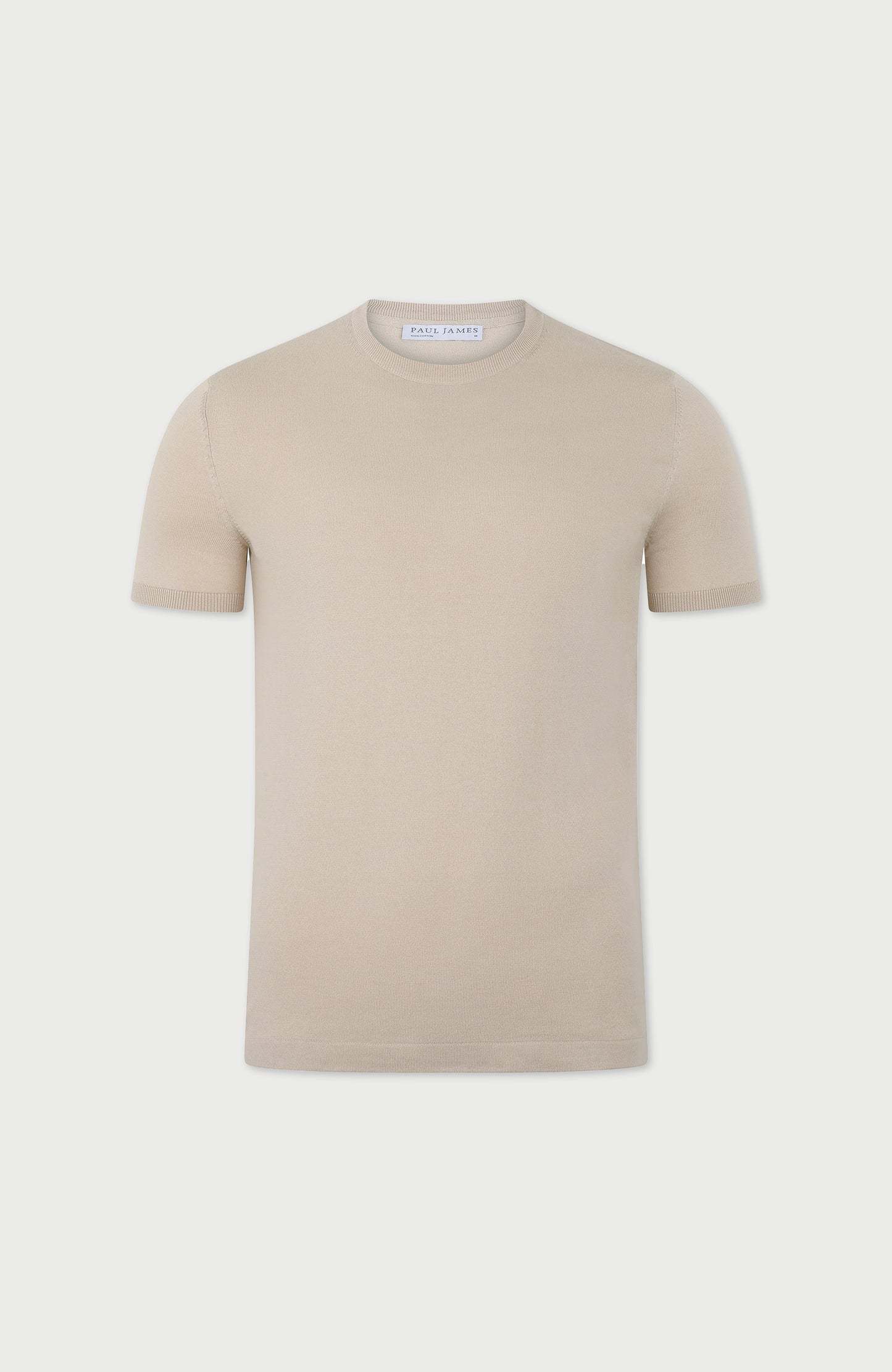 Mens Ultra Fine Cotton Knitted T-Shirt