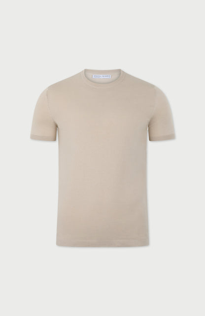 Mens Ultra Fine Cotton Knitted T-Shirt