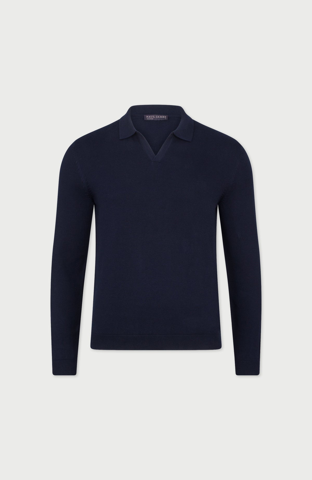 Mens Lightweight Cotton Buttonless Polo Shirt