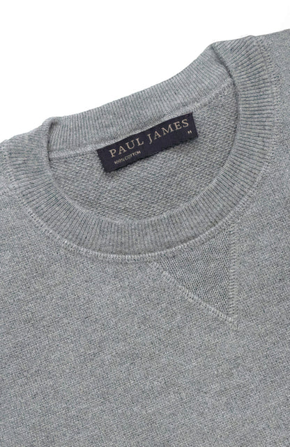 Mens Midweight Cotton Loopback Knitted Sweatshirt