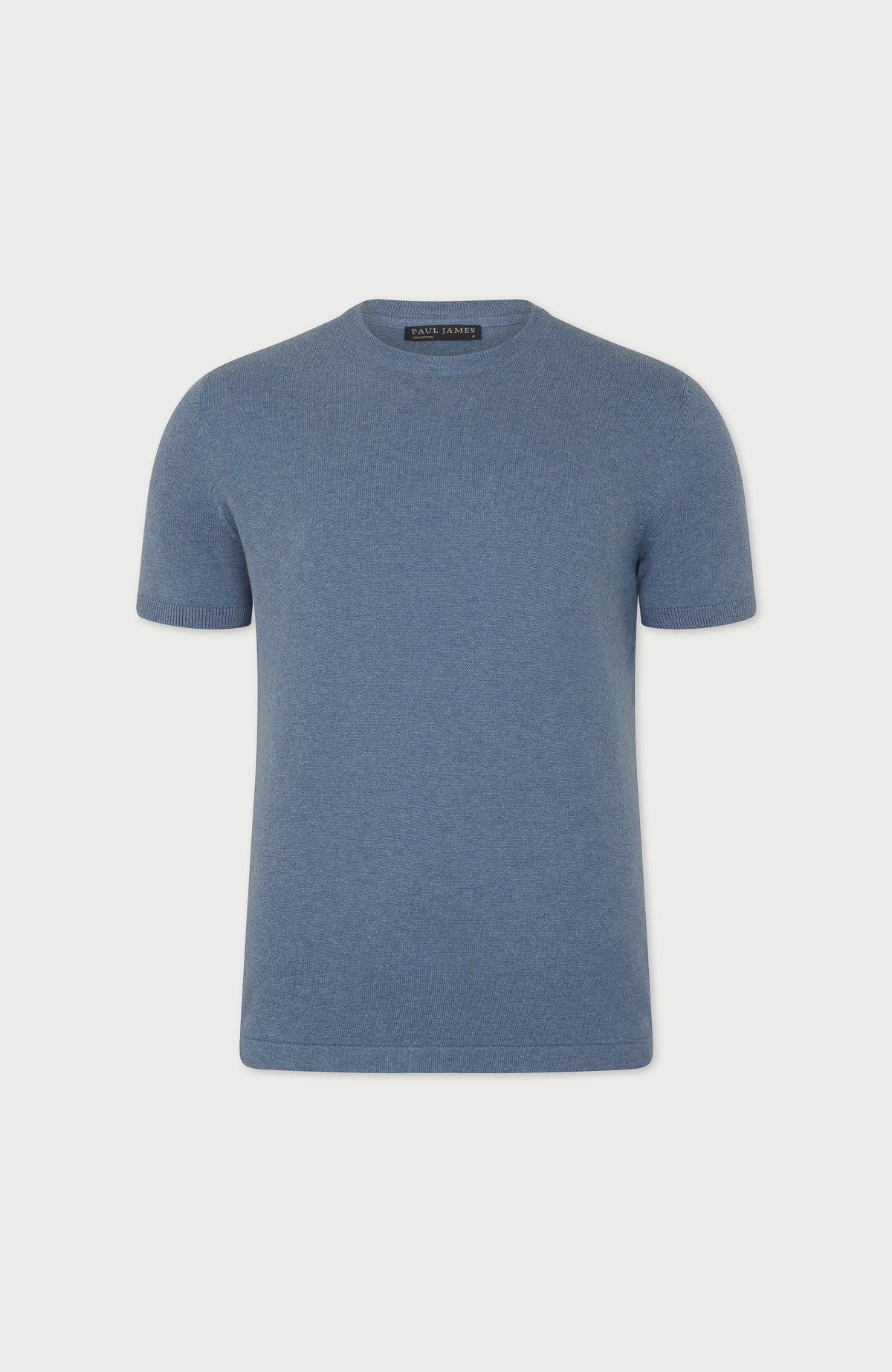 Mens Lightweight Cotton Knitted T-Shirt