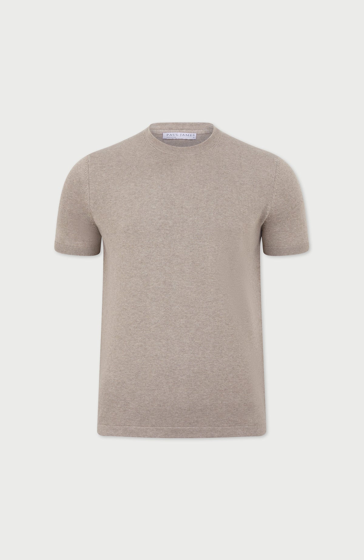 Mens Lightweight Cotton Knitted T-Shirt