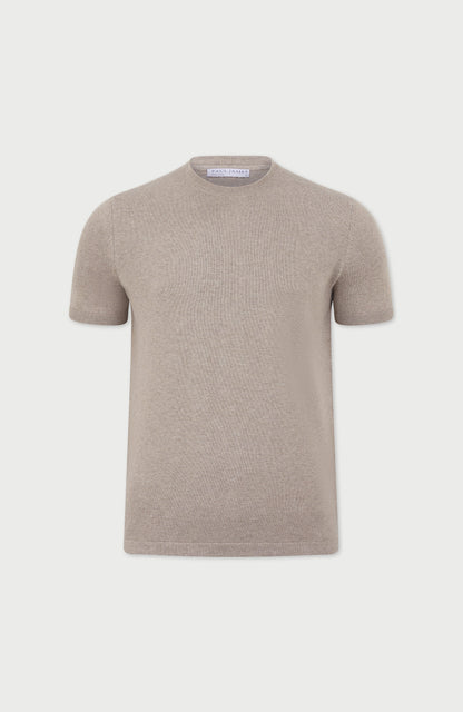 Mens Lightweight Cotton Knitted T-Shirt