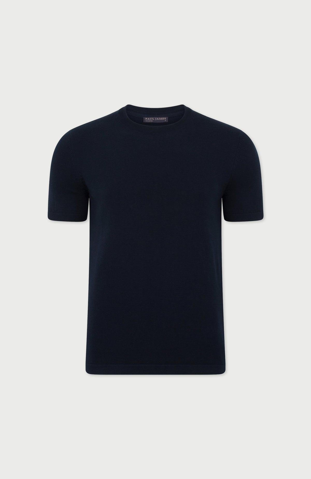 Mens Lightweight Cotton Knitted T-Shirt