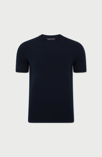 Mens Lightweight Cotton Knitted T-Shirt