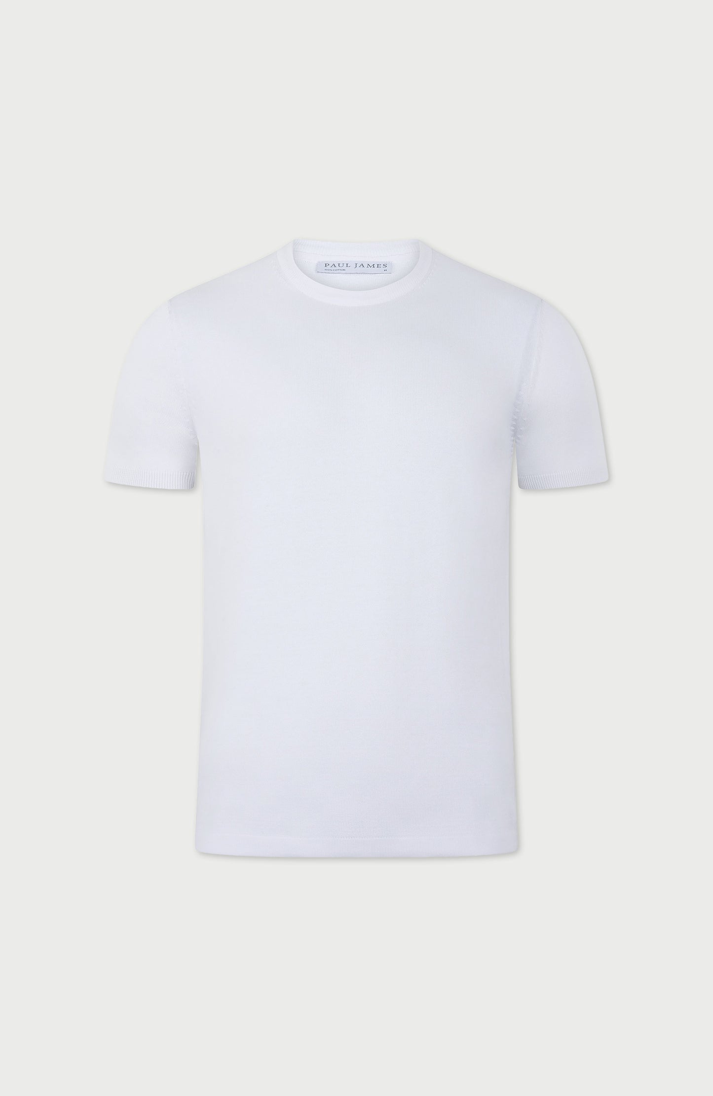 Mens Lightweight Cotton Knitted T-Shirt