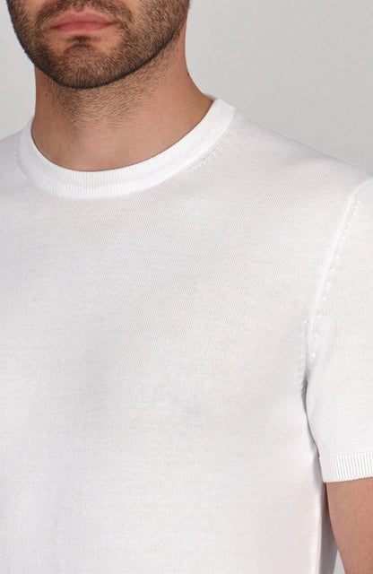 Mens Lightweight Cotton Knitted T-Shirt