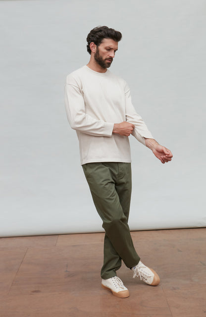 Mens Lightweight Cotton Oversized Knitted Top
