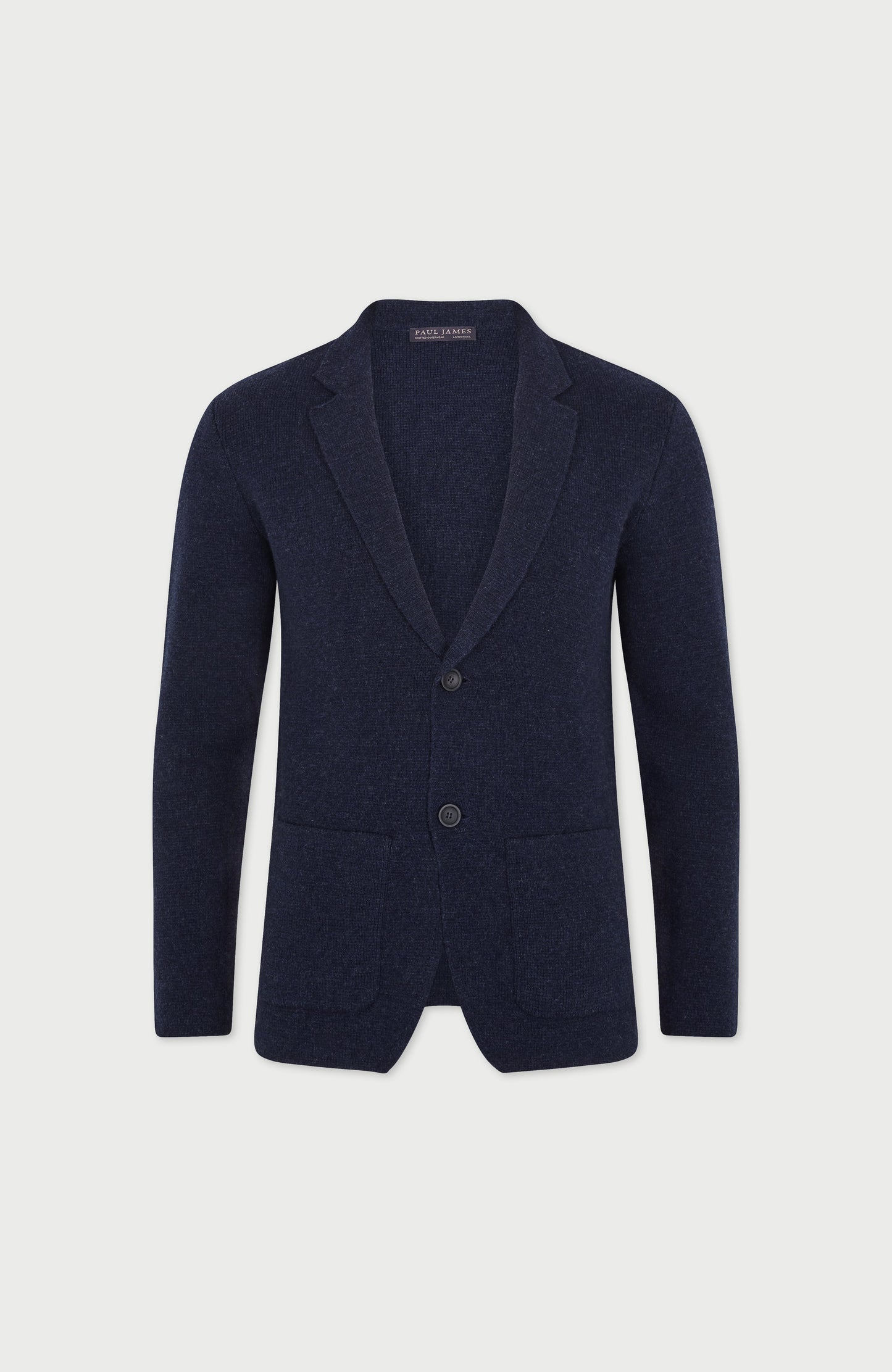 Mens Midweight Lambswool Knitted Blazer