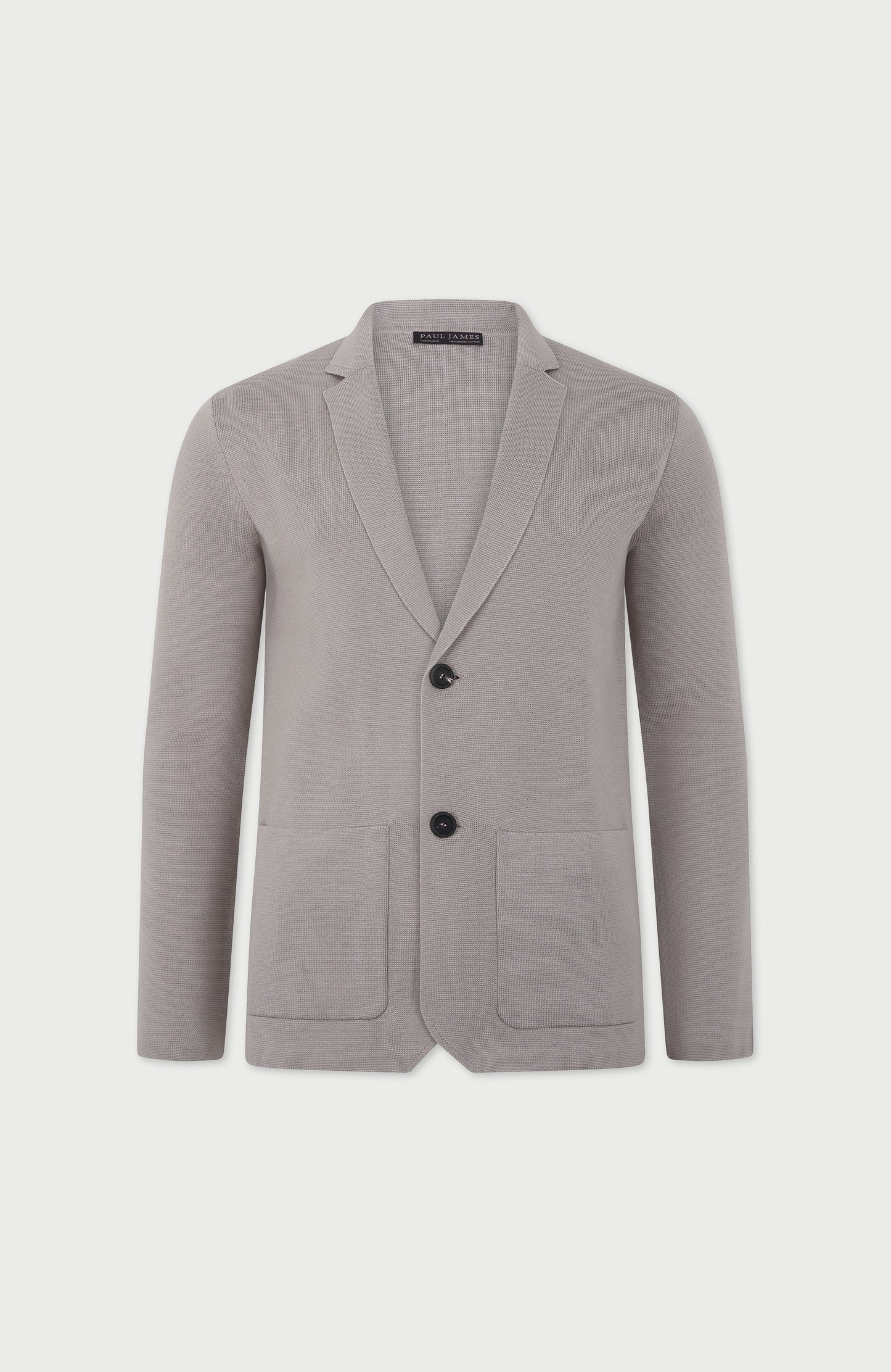 Mens Lightweight Mercerised Cotton Knitted Blazer
