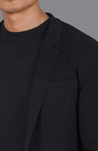 Mens Lightweight Cotton Formal Knitted Blazer