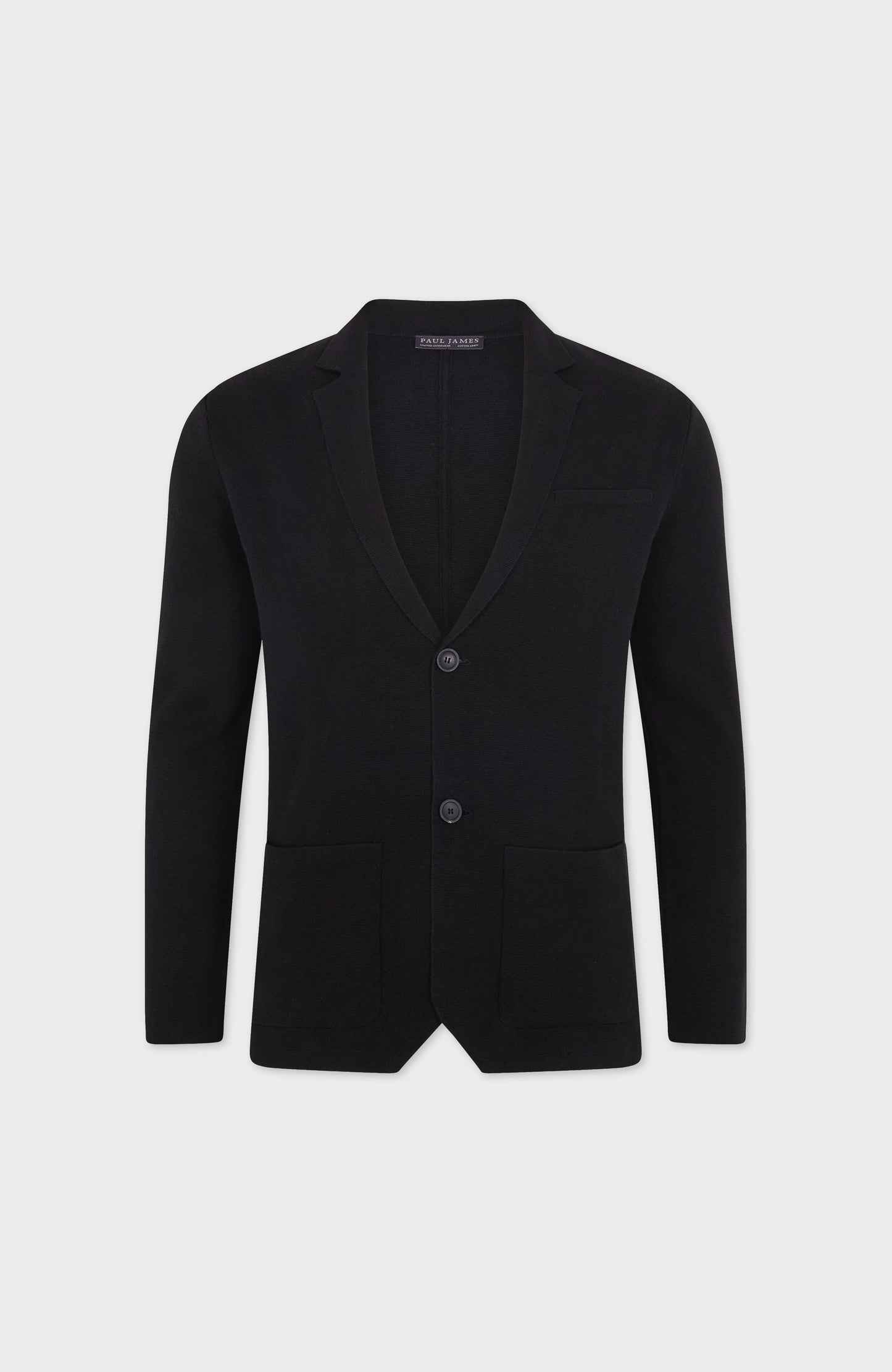 Mens Lightweight Organic Cotton Linen Knitted Blazer