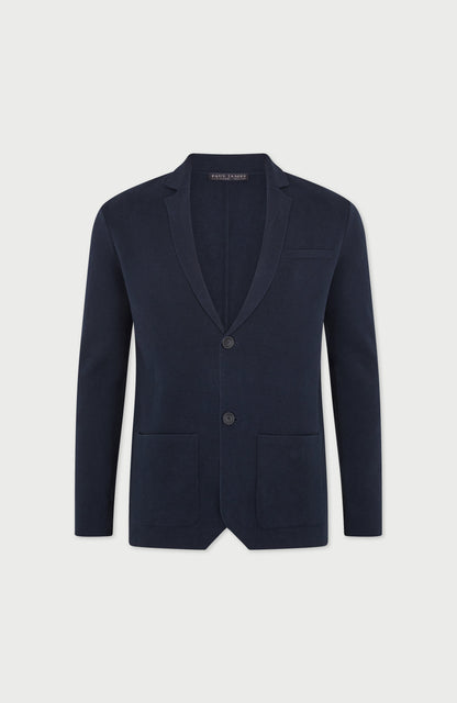 Mens Lightweight Organic Cotton Linen Knitted Blazer