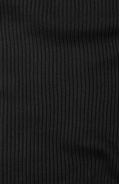 Mens Midweight Cotton Ribbed Crew Neck Jumper