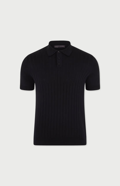 Mens Ultra Fine Cotton Selection Knit Polo Shirt