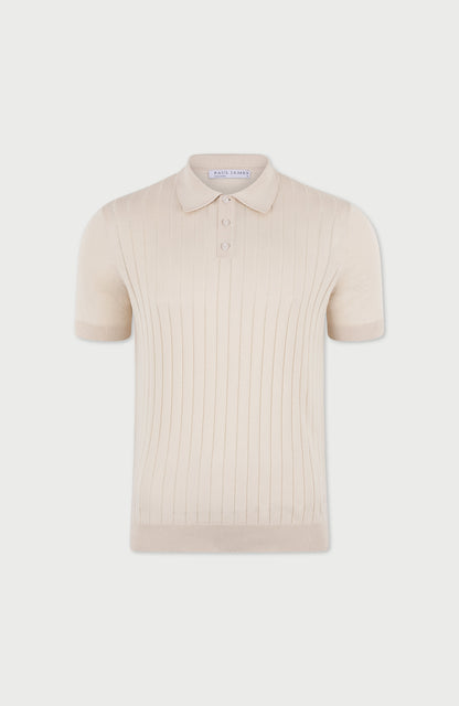 Mens Ultra Fine Cotton Selection Knit Polo Shirt