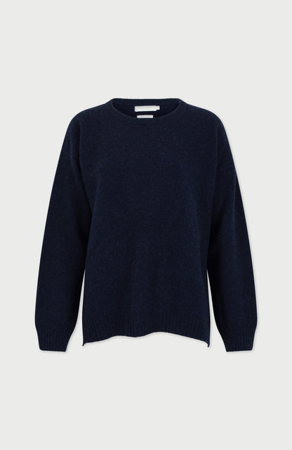 Womens Lambswool Drop Shoulder Jumper