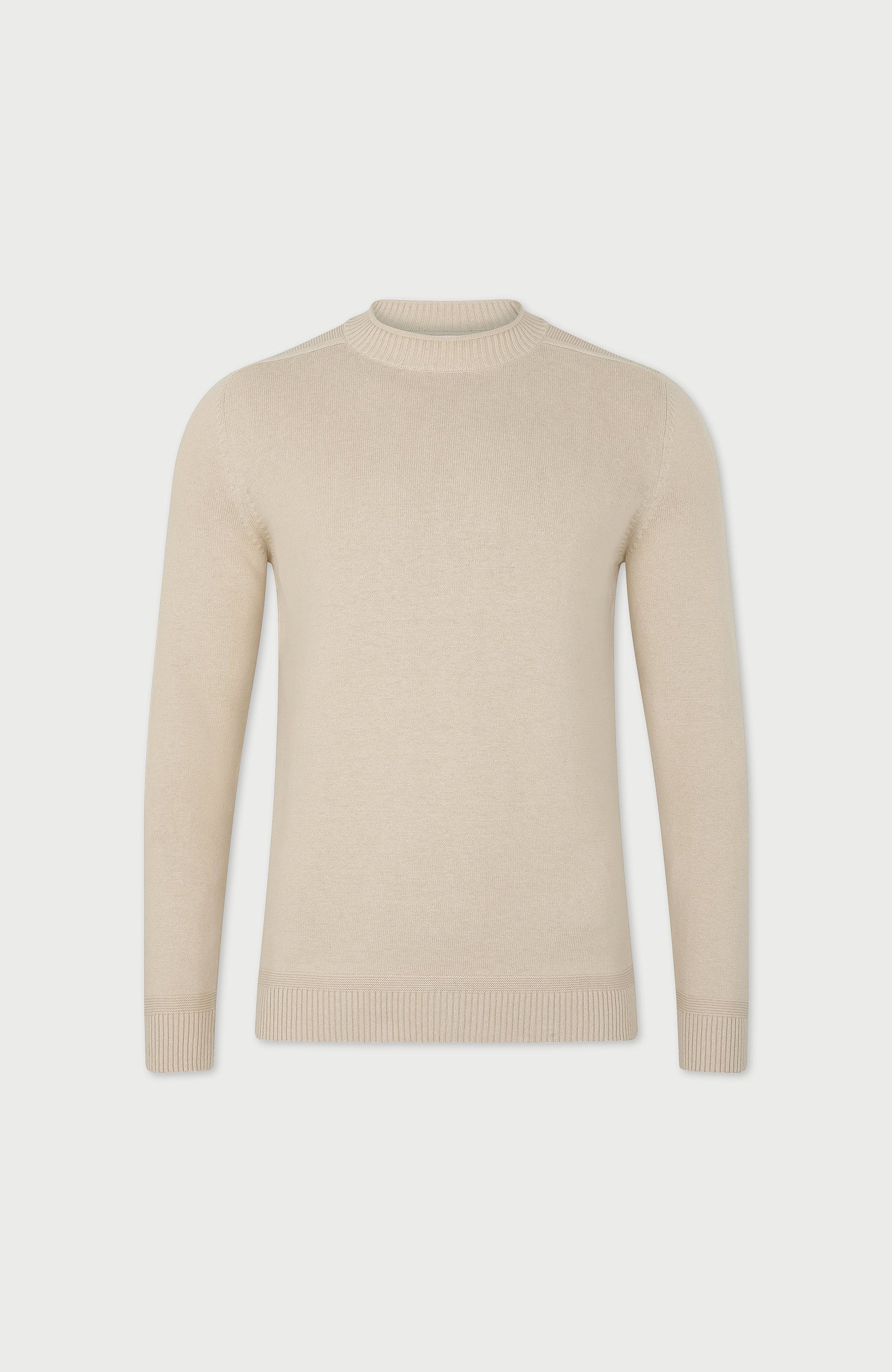 Mens Lightweight Organic Cotton Linen Saddle Shoulder Jumper