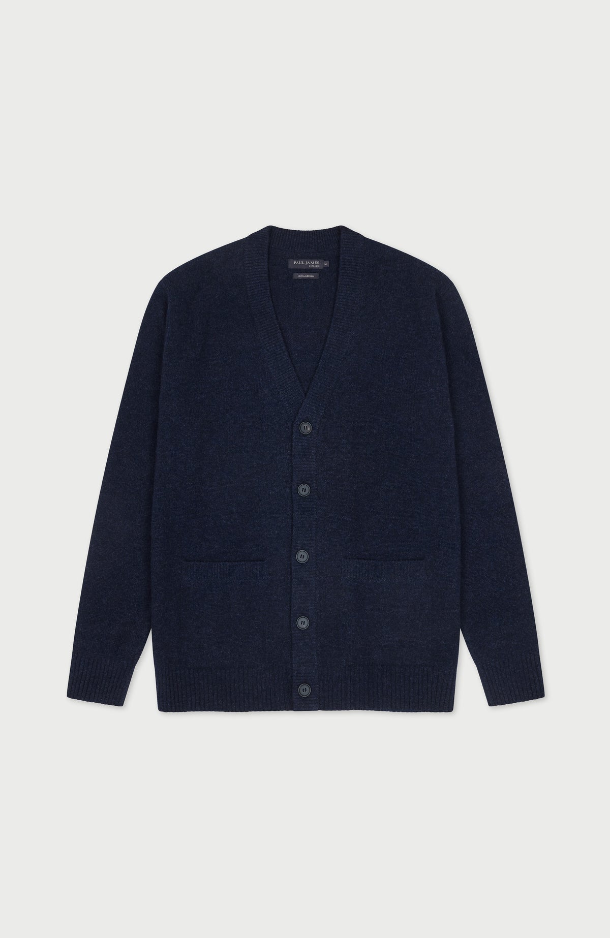 Mens Lambswool Cardigan