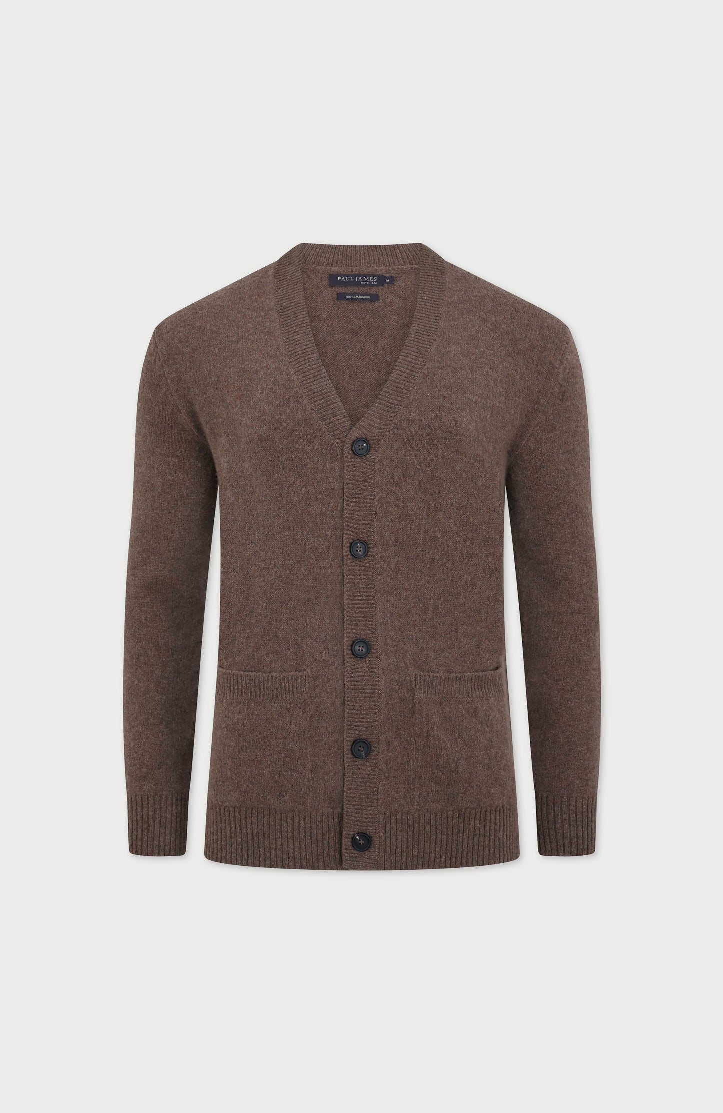 Mens Lambswool Cardigan