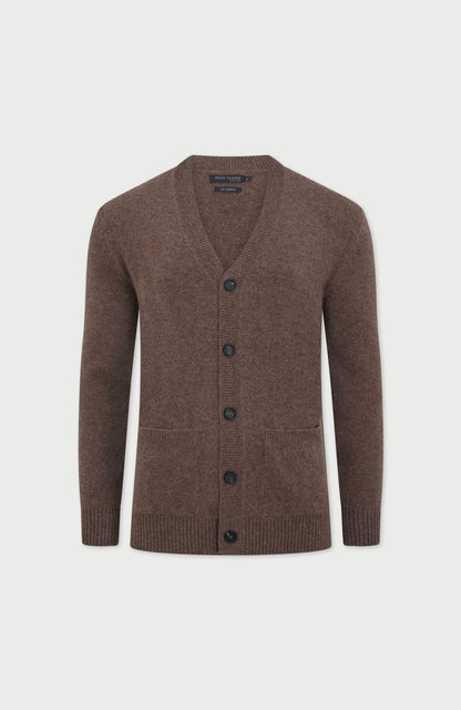 Mens Lambswool Cardigan
