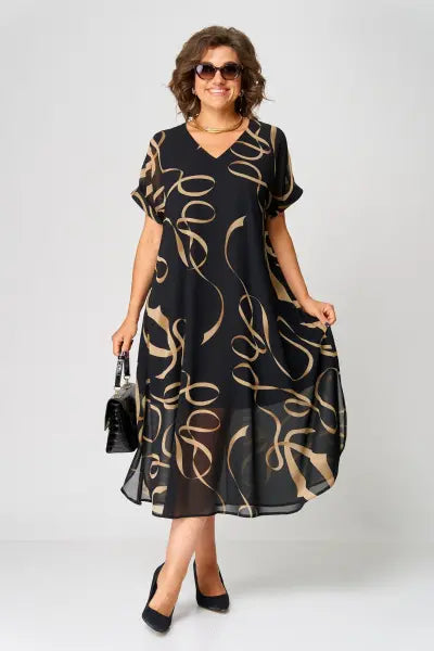 Cosy elegant relaxed everyday dress for women | Pauline