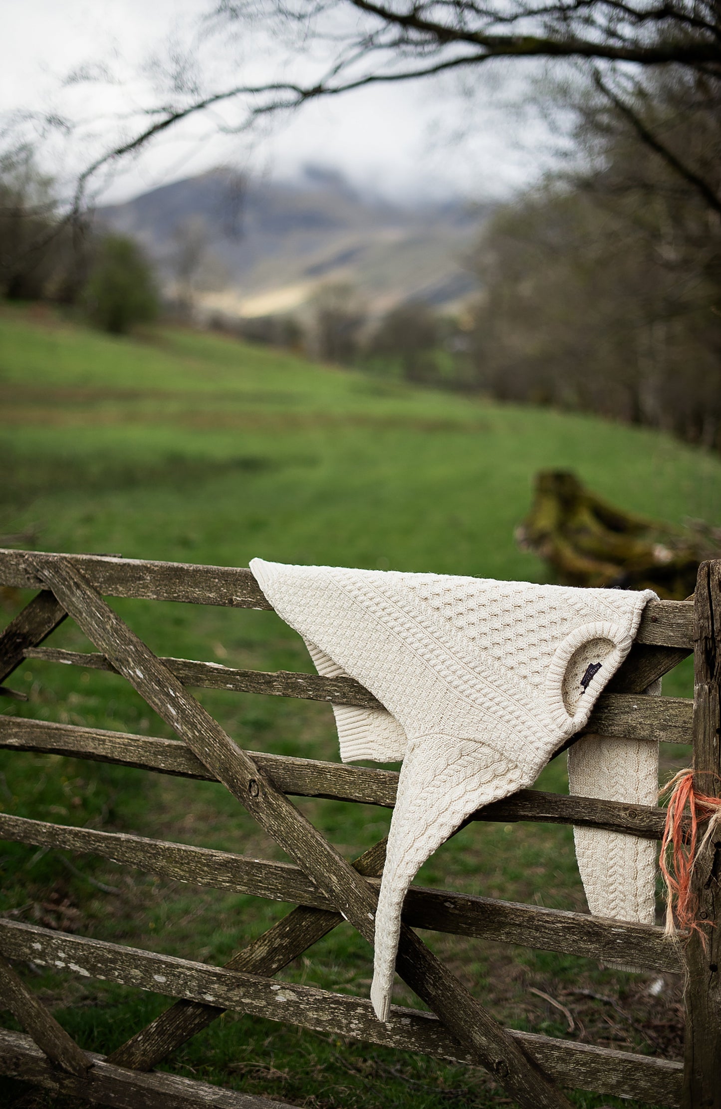 Mens Fisherman's British Wool Cable Jumper