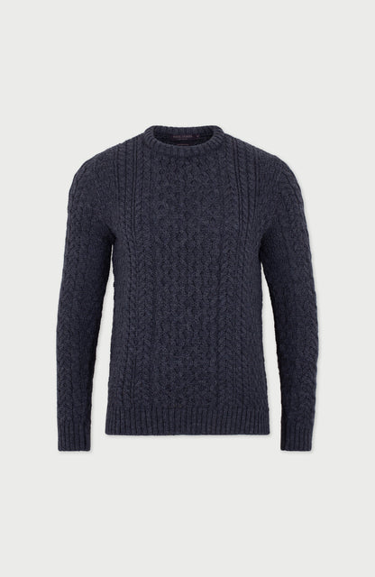 Mens Fisherman's British Wool Cable Jumper