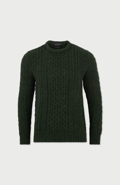 Mens Fisherman's British Wool Cable Jumper