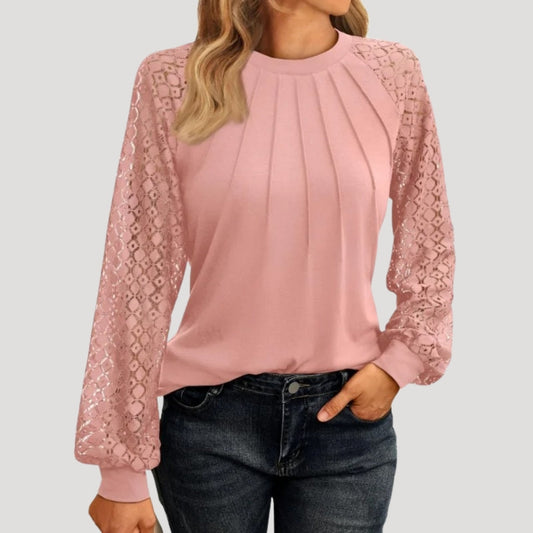 Long-sleeve smart-casual everyday blouse for women | Amelie