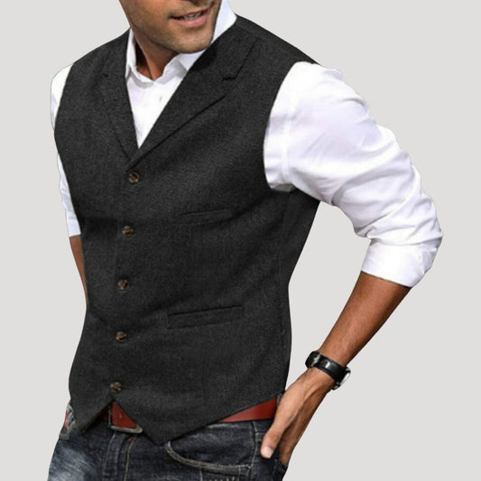 Tailored smart-casual everyday waistcoat for men | Preston