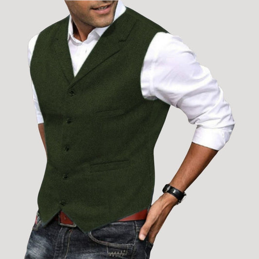 Tailored smart-casual everyday waistcoat for men | Preston