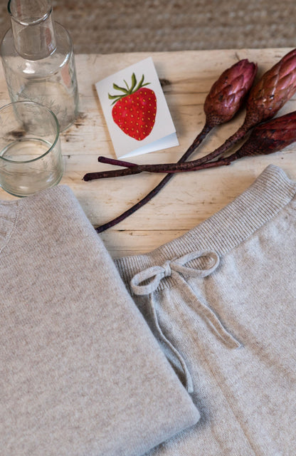 Womens Lambswool Knitted Trousers
