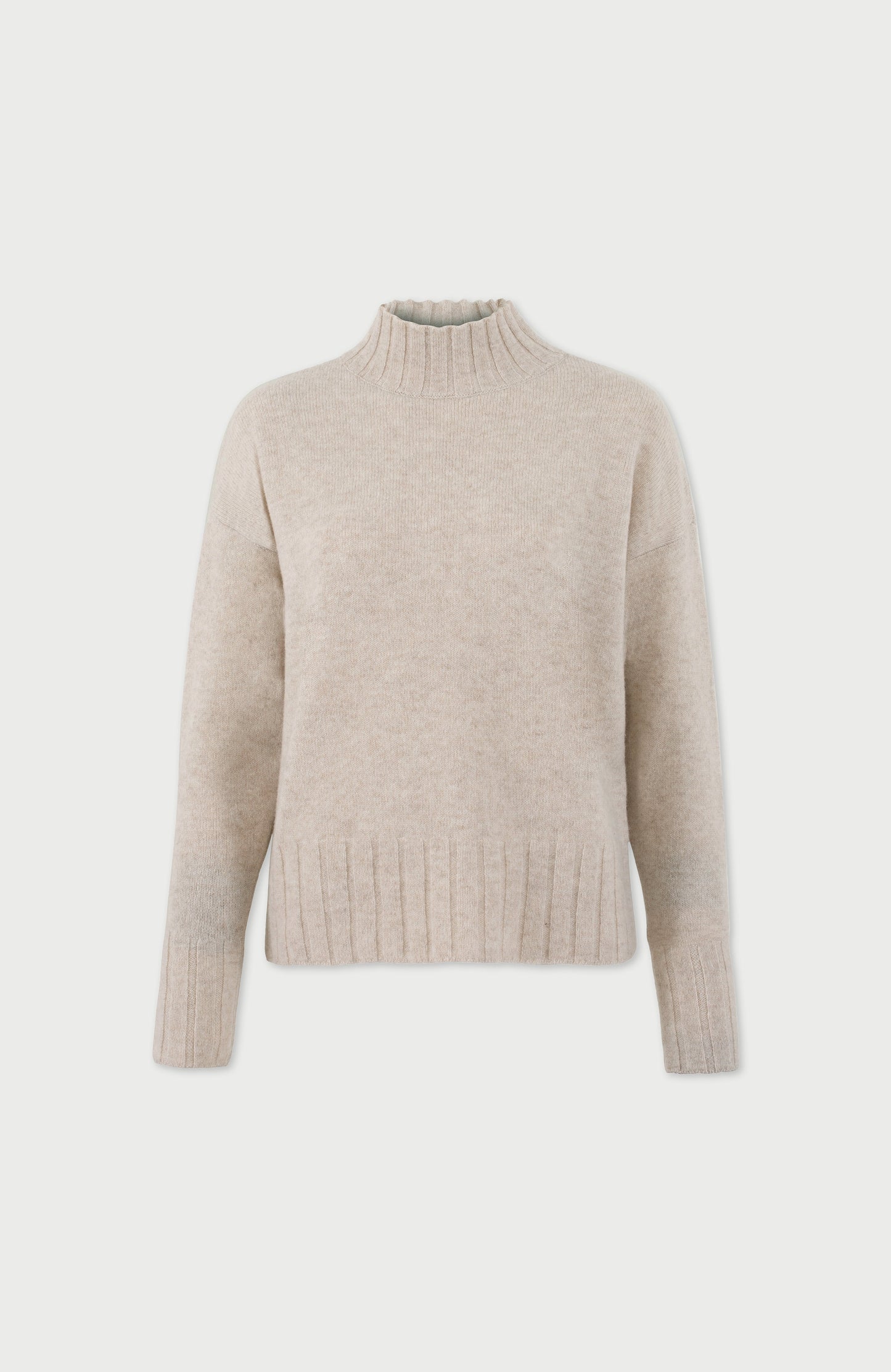 Womens Lambswool Grown On Neck Jumper