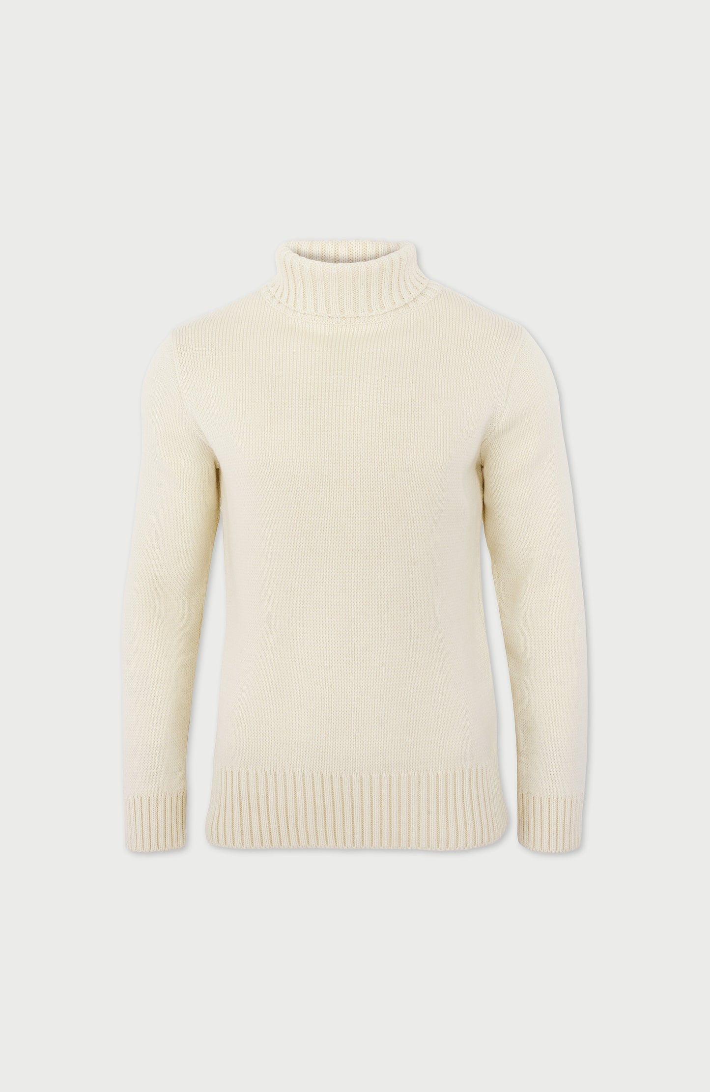 The Fitted Submariner - Roll Neck Merino Wool Jumper