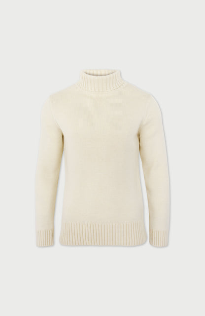 The Fitted Submariner - Roll Neck Merino Wool Jumper