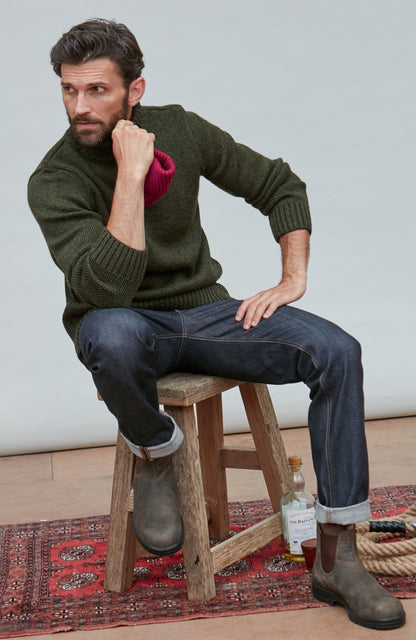 The Fitted Submariner - Roll Neck Merino Wool Jumper