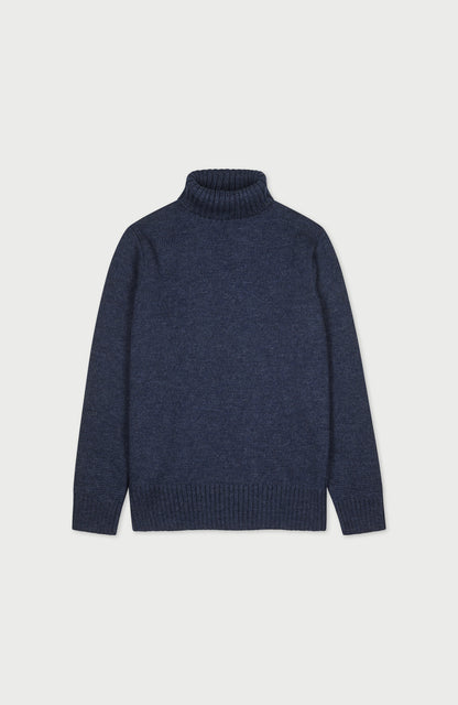 The Fitted Submariner - Roll Neck Merino Wool Jumper