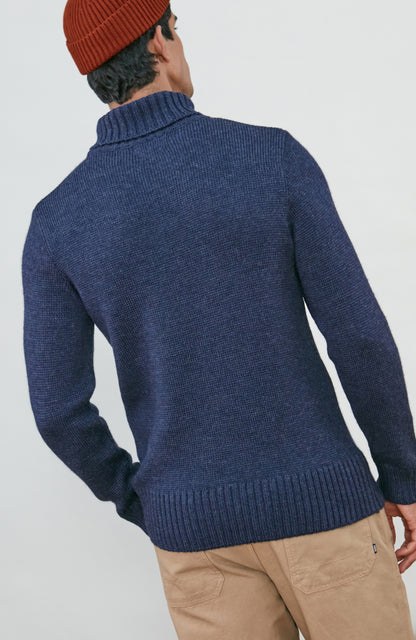 The Fitted Submariner - Roll Neck Merino Wool Jumper