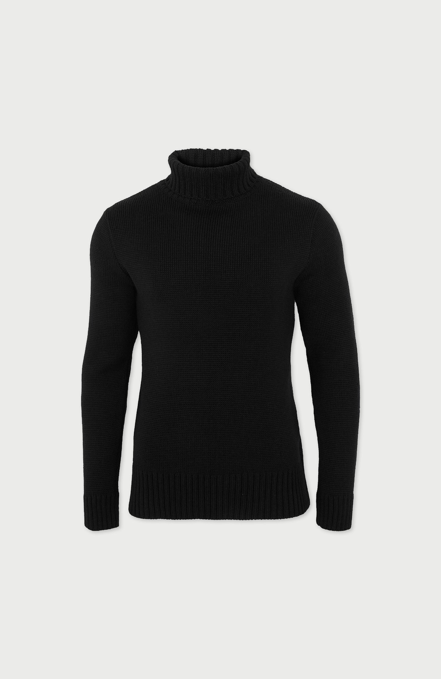 The Fitted Submariner - Roll Neck Merino Wool Jumper