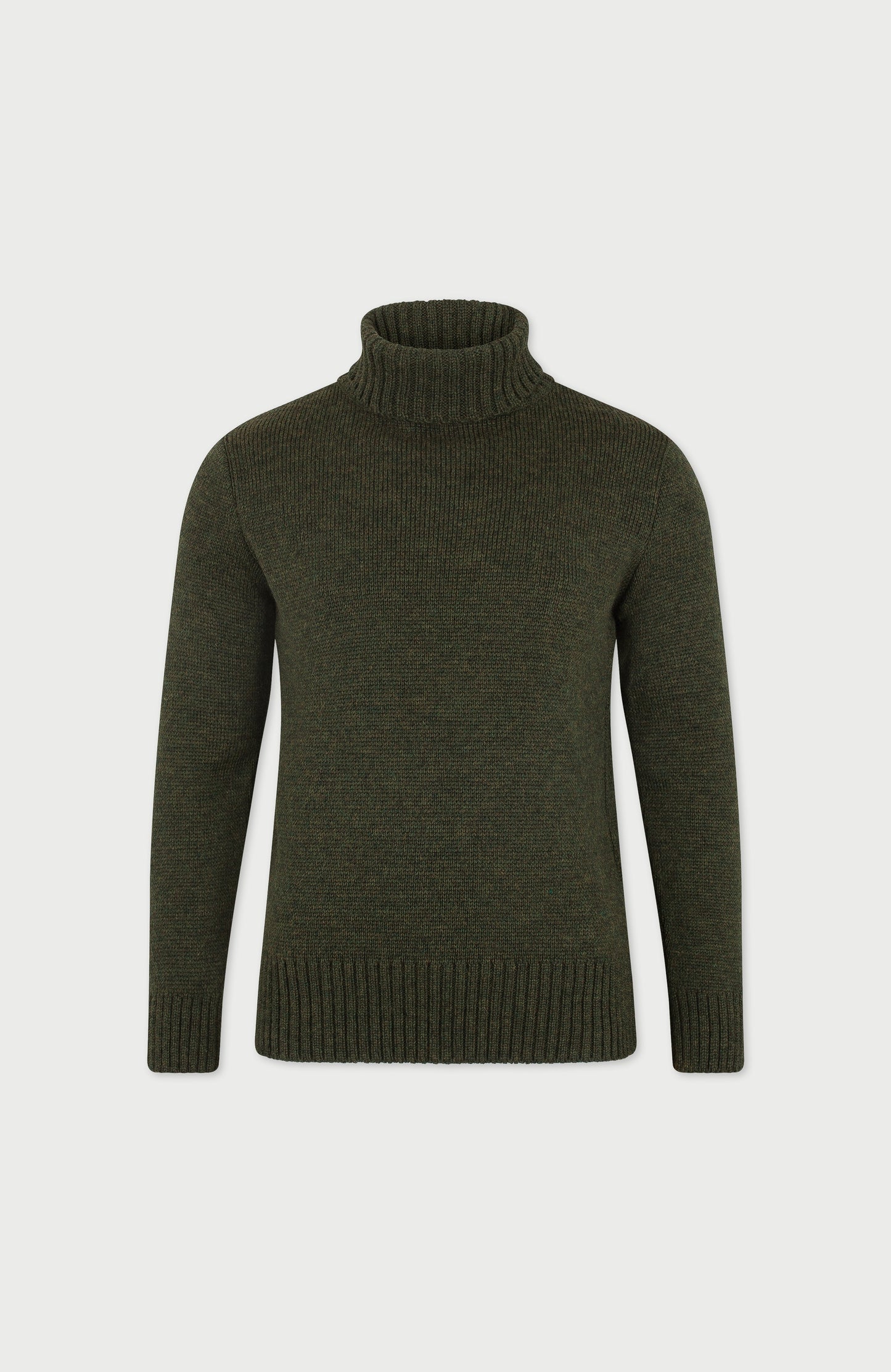The Fitted Submariner - Roll Neck Merino Wool Jumper