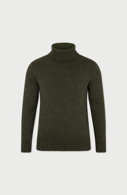 The Fitted Submariner - Roll Neck Merino Wool Jumper