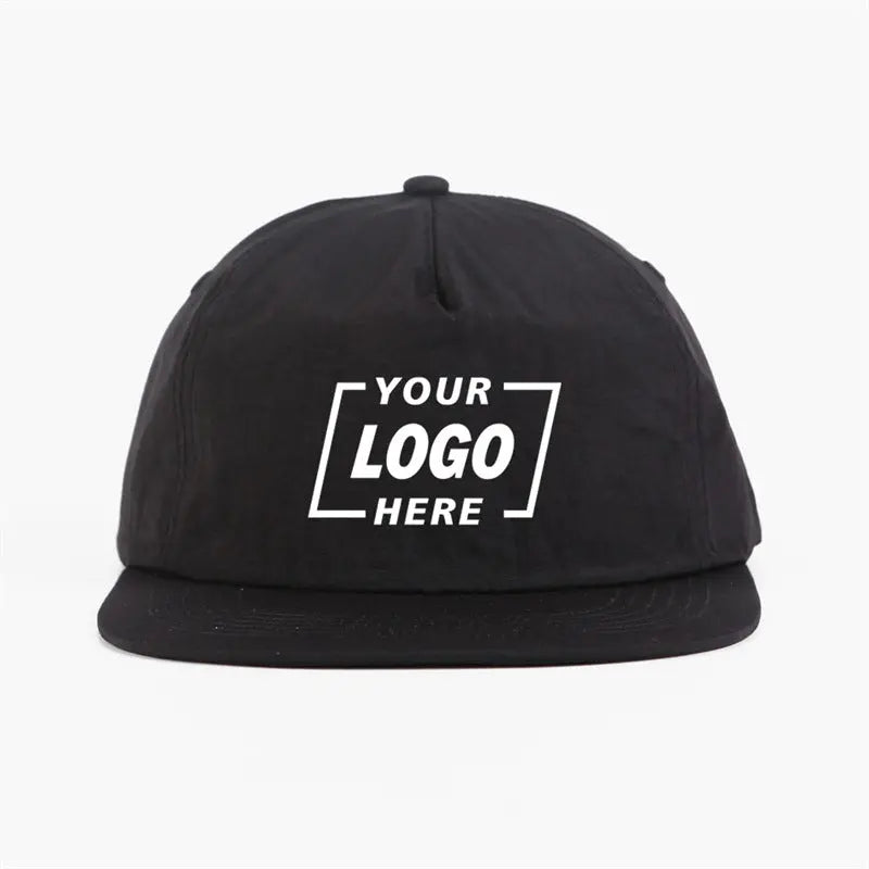 Flat Brim 5-Panel Nylon Camper Cap