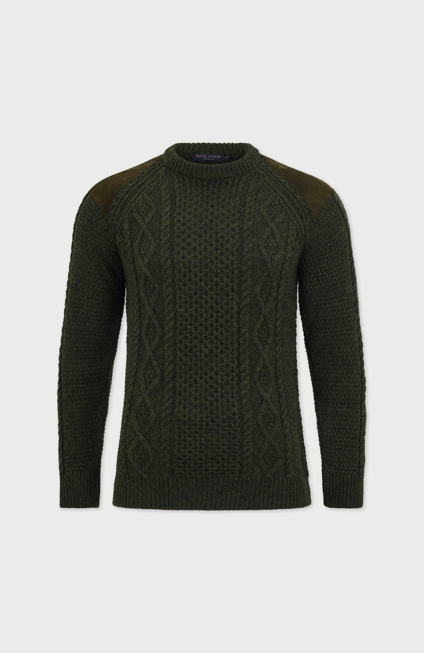 Mens Chunky Merino Wool Shooting Jumper