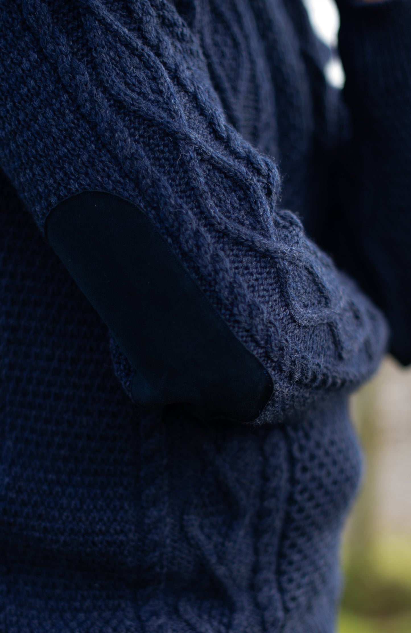 Mens Chunky Merino Wool Shooting Jumper